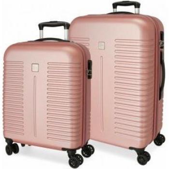 Juego de Maletas Rígidas Roll Road India Nude 55-70cm