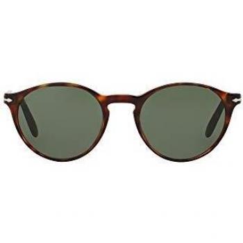 Persol Suprema Gafas de Sol, Marrón (Havana/Green), 50 Unisex-Adulto