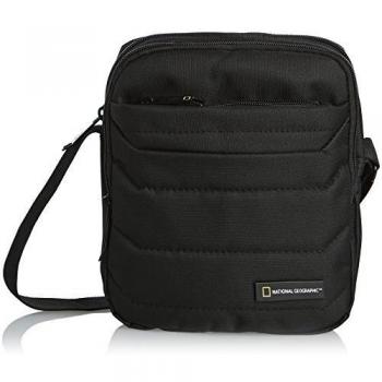 Bandolera mediana National Geographic para hombre (negro)