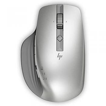 HP PC Creator 930M Wireless Mouse, 7 programmable buttons, hyperfast scroll wheel, USB Bluetooth receiver included, Track-on-glass sensor, Silver