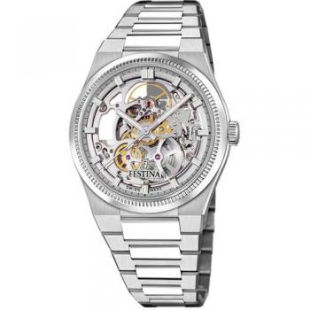 Festina Reloj Automático Hombre F20069/1 Acero Plata