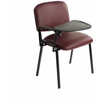 Silla Acolchonada Eco Cuero Burdeos Ribantina 6