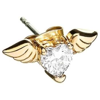 Pendiente de Corazón Dorado Chiara Ferragni J19AVH06