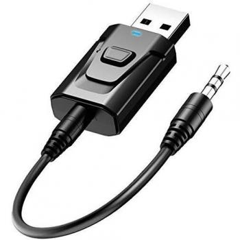 Aigoss Bluetooth USB 2‑in‑1 Trasmettitore e Ricevitore 5.0