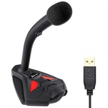 KLIM Voice V2 Rosso – Mic USB da Scrivania