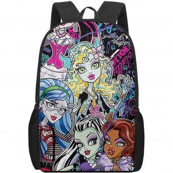 Mochila Escolar Zhenv Monster High 3D