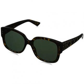 Christian Dior LADYDIORSTUDS O7 086, Gafas de Sol para Mujer, Marrón (Dark Havana/Gn Green), 54