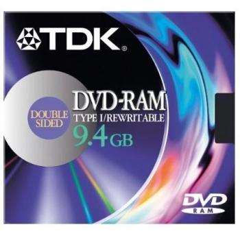 DVD‑RAM TDK 9,4 GB – Singola unità