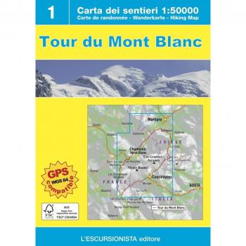 Tour du Mont Balnc. Con carta escursionistica 1:50.000