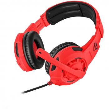Trust GXT 310‑SR Spectra Cuffie Gaming Rosso con Microfono Regolabile