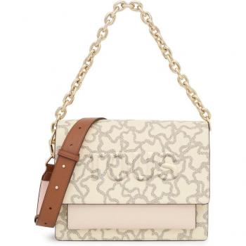 Bolso Bandolera Mediano TOUS Audree Chain Beige