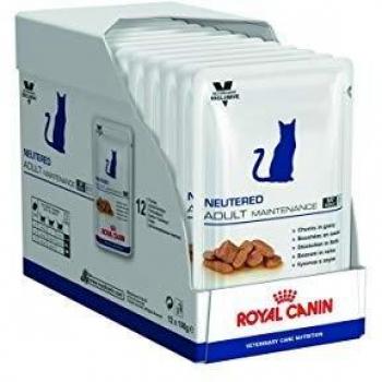 Royal Canin Neutered Adult Maintenance, Comida de gato, 100 g, pack de 12