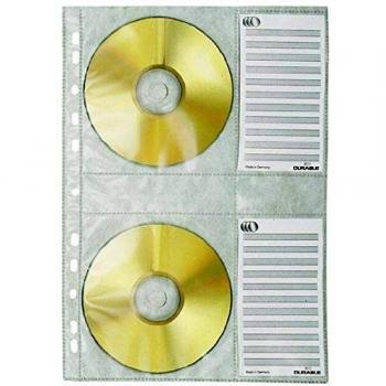 Buste Trasparenti per CD e DVD Durable