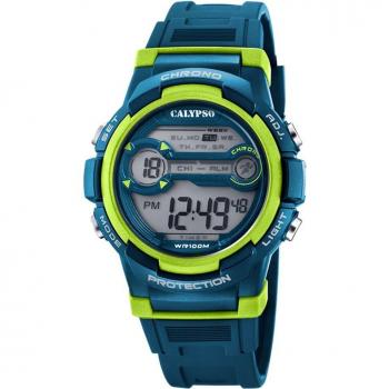 Reloj Calypso KDT K5808/3 Digital Correa Esférica Azul