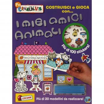 I'm creative. Costruisci e gioca con gli animali. Ediz. illustrata. Con gadget