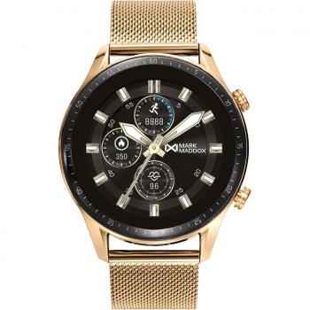 Smartwatch Mark Maddox Smartnow con malla milanesa y correa de silicona