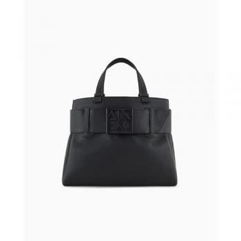 Bolso Shopper Negro Armani Exchange Mujer