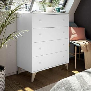 Habitdesign Cómoda Sweet 4 Cajones Blanco Artik