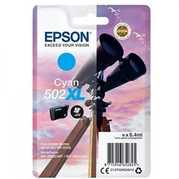 Epson 502 Series Binocular, Original Epson Throw-Ink Cartridge, XL Format, Cyan