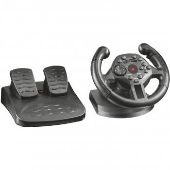 Trust GXT 570 Volante da Corsa Feedback Vibrazione PS3 PC Nero
