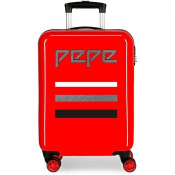 Maleta de cabina Pepe Jeans World 38x55x20 cms roja