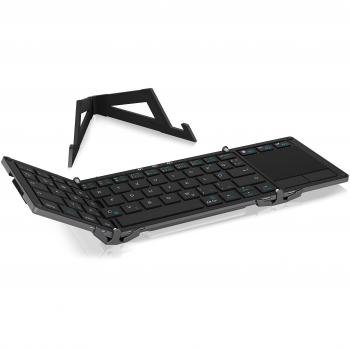 Tastiera Wireless KeySonic KSK-3220BT Nero e Argento