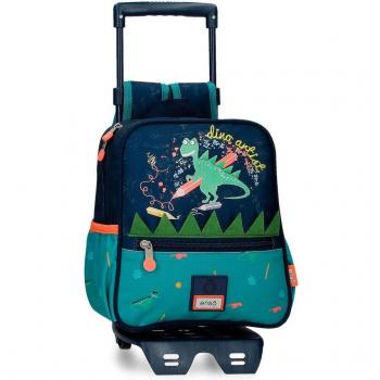 Mochila Enso Dino artist con carro para niños
