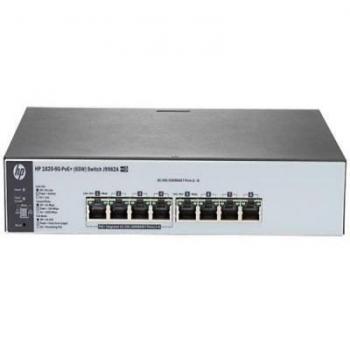 Hewlett Packard Enterprise 1820-8G-PoE+ (65W) Managed network switch L2 Gigabit Ethernet (10/100/1000) Power over Ethernet (PoE) 1U Grey