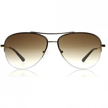 Guess GU 7468, Gafas de Sol para Mujer, Dorado (Gold/ Gradient Brown), 59