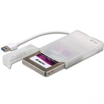 I-TEC MySafe USB 3.0 Easy, externo 6,4 cm/2.5 Enclosure per hard disk SATA I/II/III HDD SSD, Bianco
