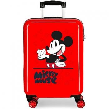 Maleta de cabina Mickey Mouse Fashion roja 38x55x20cm