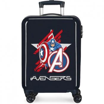 Joumma Bags. Maleta de Cabina Avengers Escudo All Avengers rígida mar