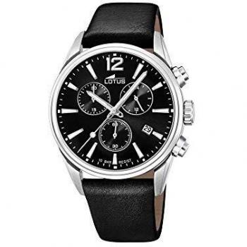 Lotus Reloj Cronógrafo para Hombres de Cuarzo con Correa en Cuero 18691/3