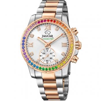 Reloj Conectado De Mujer Jaguar Woman Collection Plateado J981/4