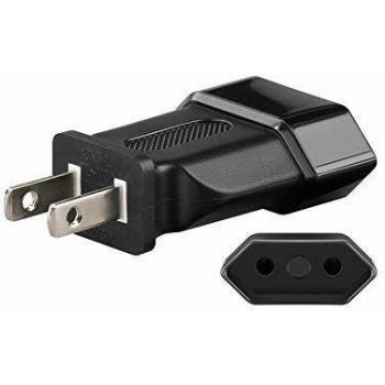 Goobay Ethernet Adapter, Type A, NEMA 1-15P to 8P8C Cable, 2 Prong