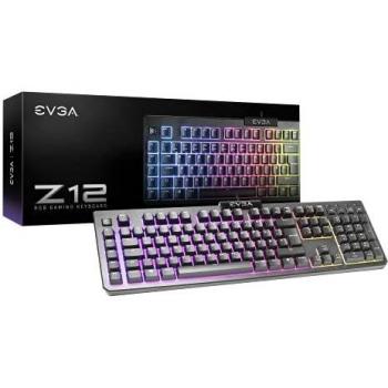 EVGA Z12 Tastiera Gaming Cablata Nera