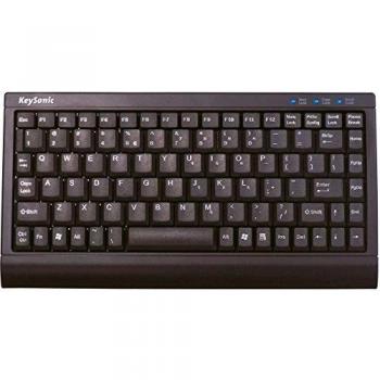 Keysonic ACK‑595 C+ USB + PS/2 Inglese US Nero Tastiera