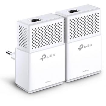 TP-Link TL-PA7010 Kit Powerline, AV1000 Mbps su Powerline, 1 Porta Gigabit, Plug and Play, Standard HomePlug AV2, Soluzione per dispositivi cablati come PC, decoder Sky, PS4, Bianco