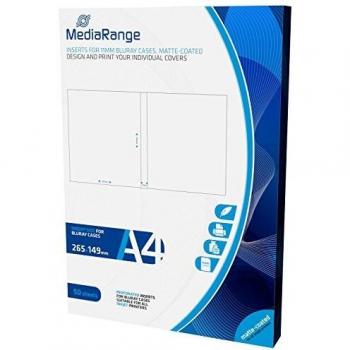 Inserti Blu-ray MediaRange A4 130g/m²