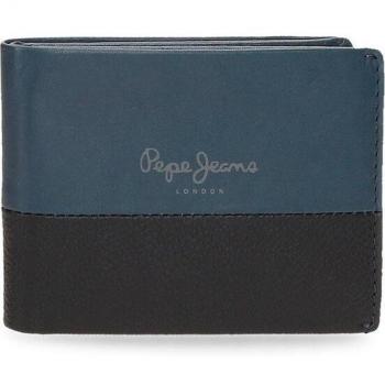 Pepe Jeans. Cartera de piel Dual Azul marino