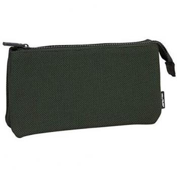 MILAN Estuche 3 Compartimentos Knit Verde Khaki