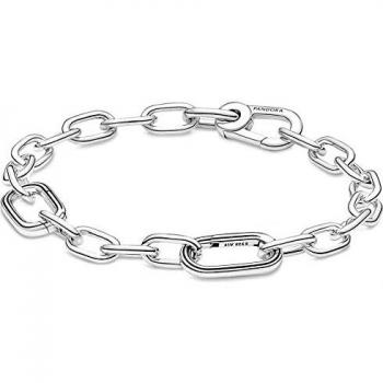 Pandora Pulsera en plata de ley Cadena de Eslabones Cierre Mosquetón Pandora ME