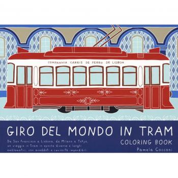 Giro del mondo in tram. Coloring book