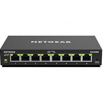 Netgear Switch Ethernet Plus 8 Porte GS308E