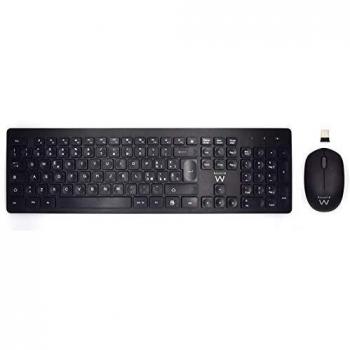 Ewent Wireless Keyboard and Mouse Set, Italian Layout