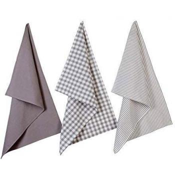 Pack 3 trapos de cocina 45x70cm algodón