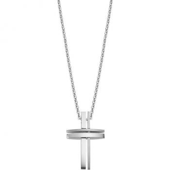 Collar Cruz Lotus Style Ls1984-1/3 Acero Inoxidable 316l, Hombre