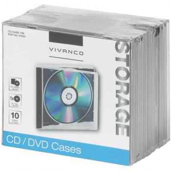 CD Case 10B, set da 10, nero