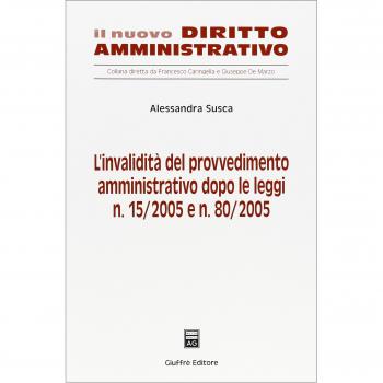 Invalidità del provvedimento amministrativo
