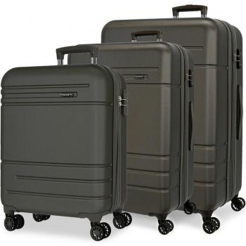 Movom. Juego de Maletas Movom Galaxy Rígidas 55-68-78cm Negro